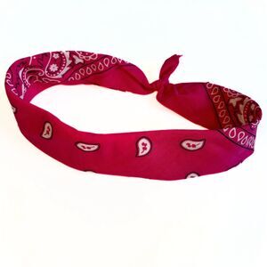 Pink Bandana Headband